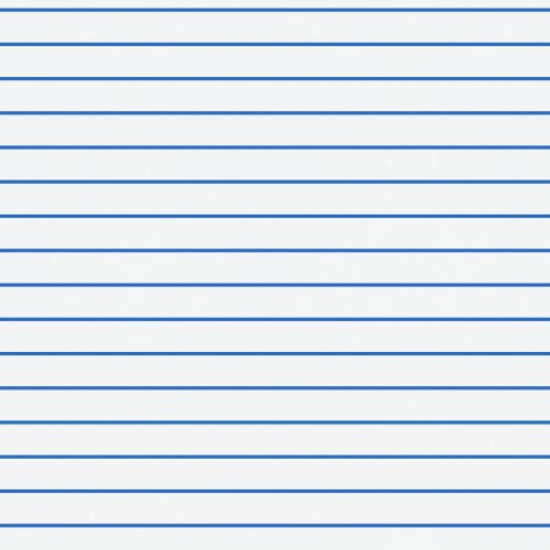 blue lines like notebook paper on white background