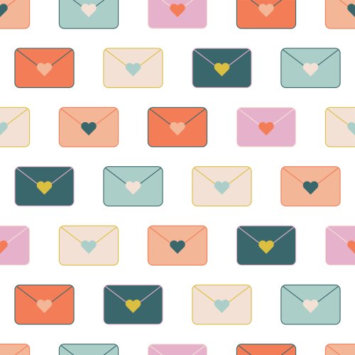 cute envelopes with heart closures