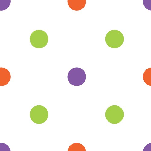 Halloween Heart Suckers Polka Dot co ordinate orange, purple, green 