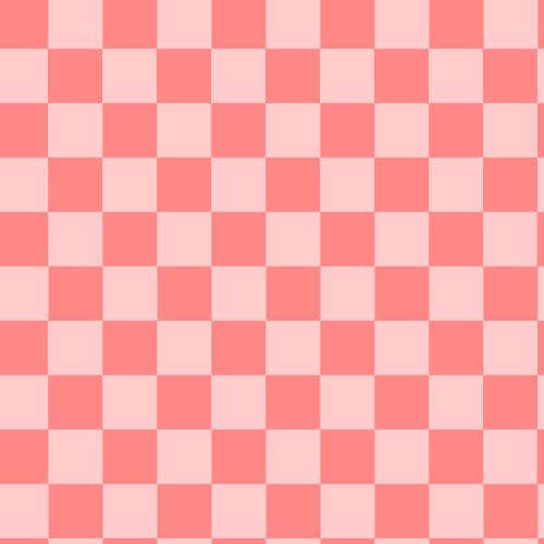 pink checker design