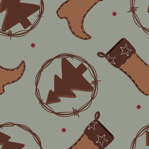 western christmas cowboy boots