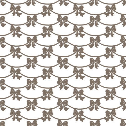 brown bows on a white background