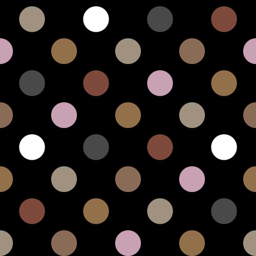 multi-colored dots on a black background