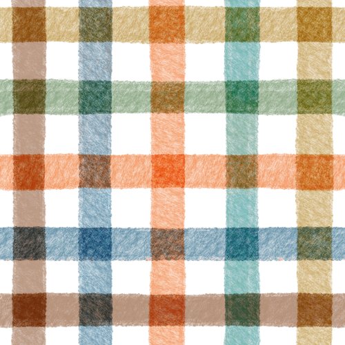 fall gender neutral hand drawn plaid