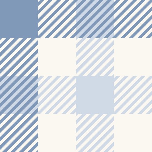 Tattersall Picnic Plaid in blue and pink