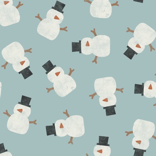 simple winter snowman