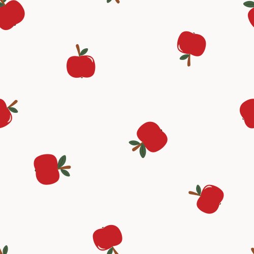 Cute Red Apples Tossed