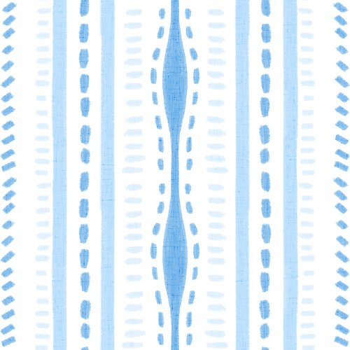 Boho Dinosaur Safari Ticking Stripe