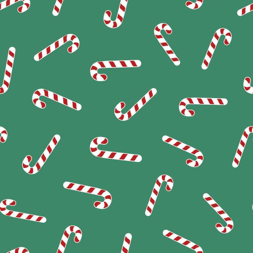 Tossed candy canes 