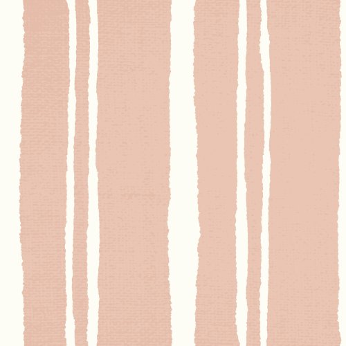 Rustic Woodlands Woodblock Vertical Stripes hand painted