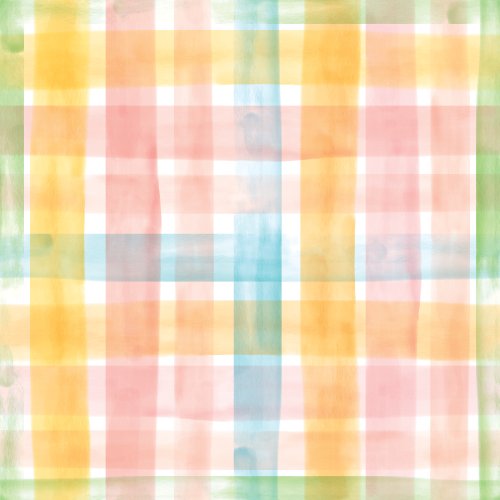 pastel color watercolor gingham