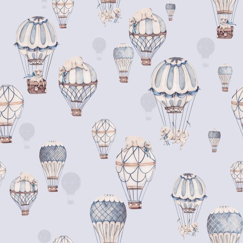 sheep riding hot air balloons