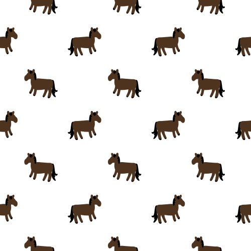 brown horses on a solid background
