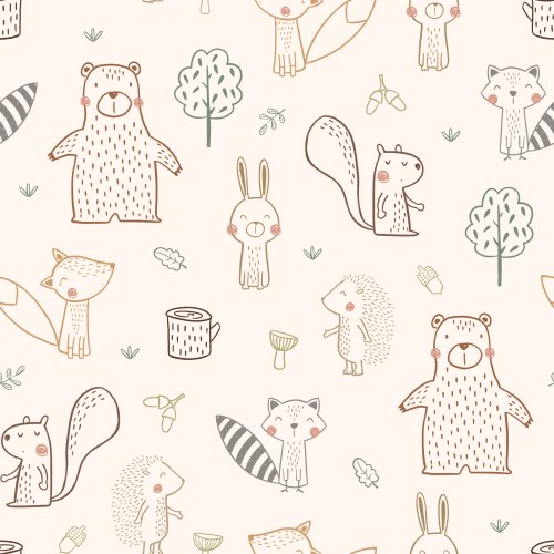 woodland animal design