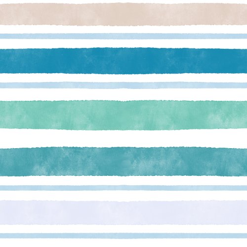 blue and green watercolor stripe