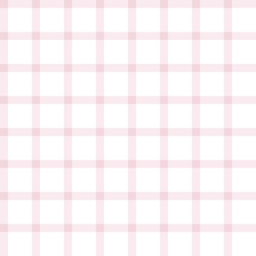 Wide light pink gingham check pattern.