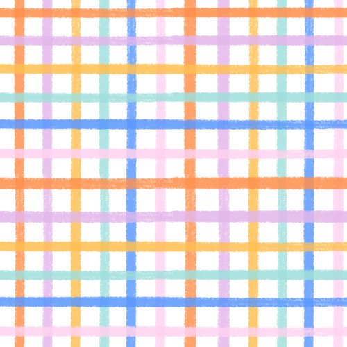 colorful gingham design