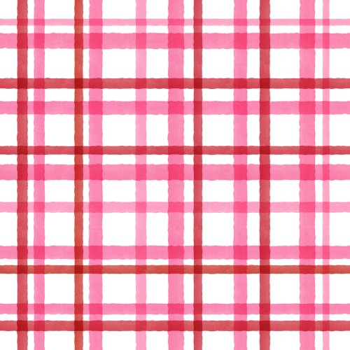 pink and red plaid