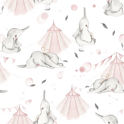 pink circus elephant
