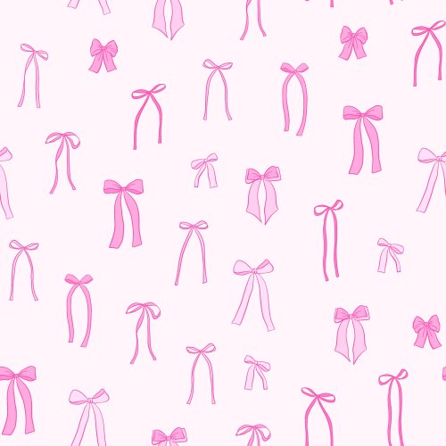 pink bows and ribbons