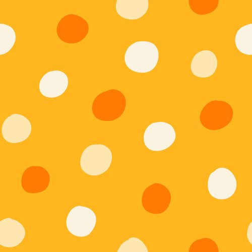 multicolor polka dot design