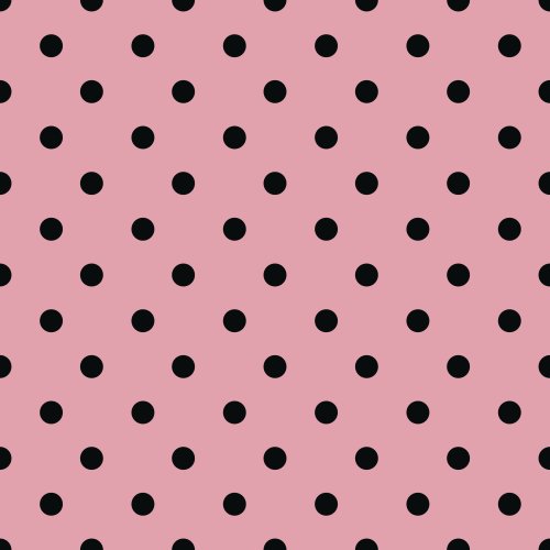 pink and black polka dot