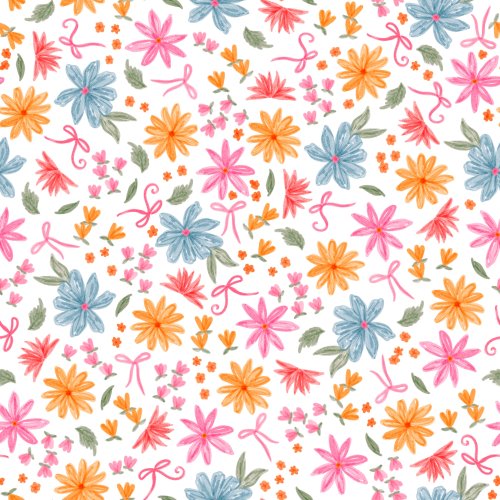 colorful watercolor floral