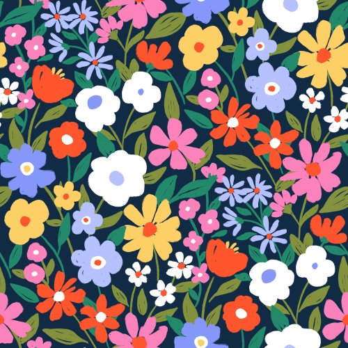 colorful floral