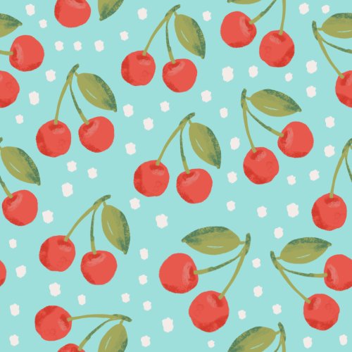 cherry fruit design