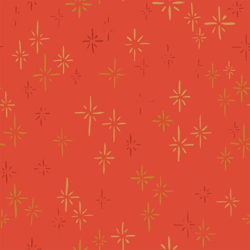 Stars, Starry Night, North Star, Christmas, Holiday, Red, Gold