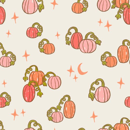 Pumpkin Patch by Tylee + Art. Available in 3 colorways: cream, mushroom gray, or vintage black.