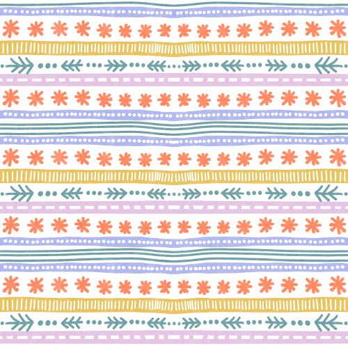 colorful christmas stripes with snowflakes and arrows