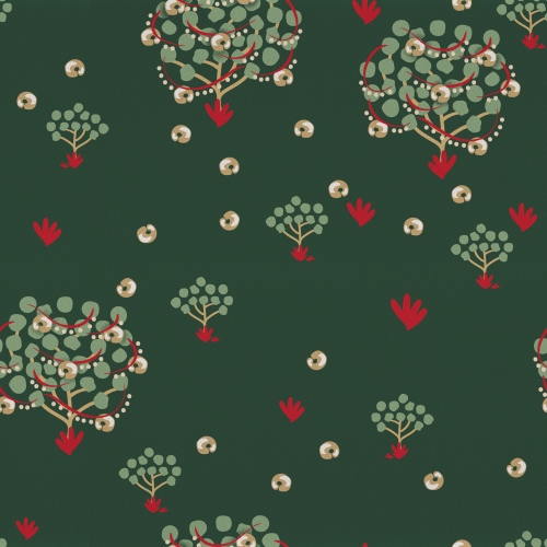 christmas trees and bells