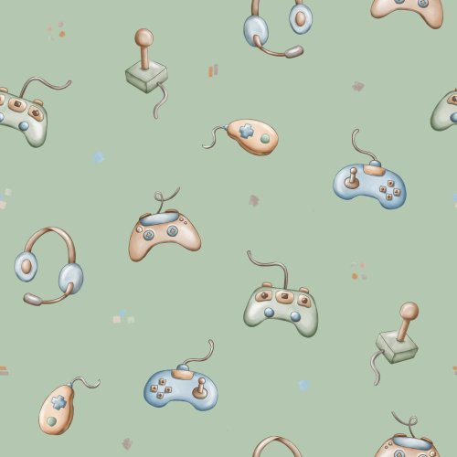 Hand drawn game consoles. Cute and simple for kids.