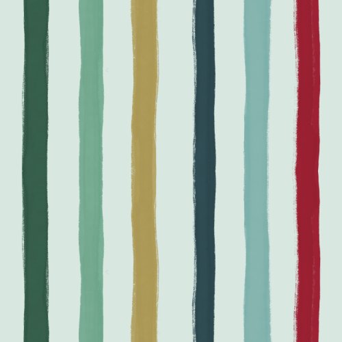 Holiday Christmas  multiple colored stripe