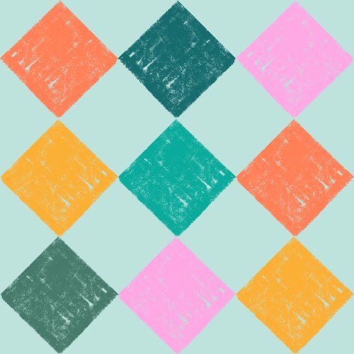 colorful diamond checkers