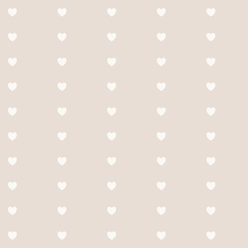 Handmade heart stripes design.