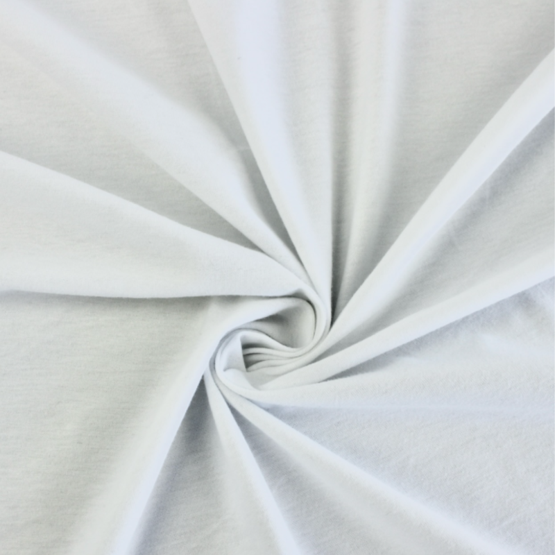 This 95% cotton 5% spandex blend has great stretch and recovery and is soft and versatile. A great choice to t-shirts, loungewear, baby clothing and more.