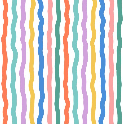 colorful wavy stripes