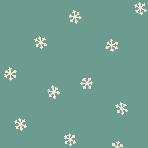 simple hand drawn snowflakes with gender neutral colors