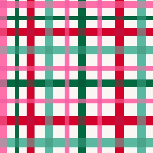 bright christmas plaid