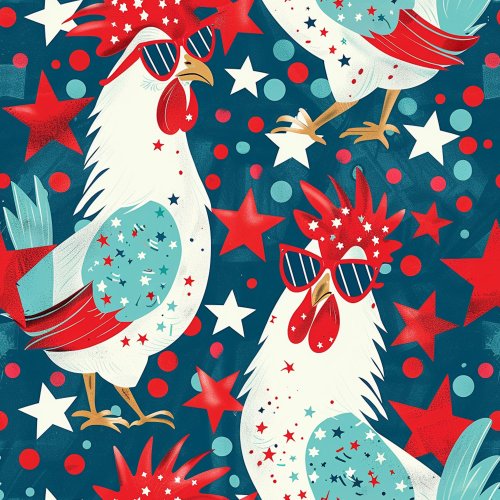 patriotic chicken design