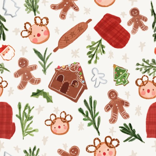 christmas cookies and baking supplies