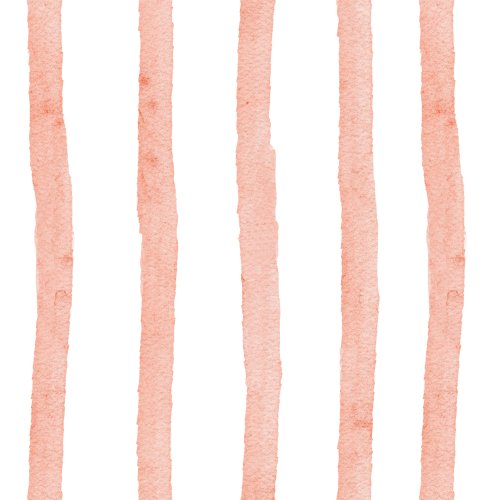 thin watercolor stripes in pale pink on a white background