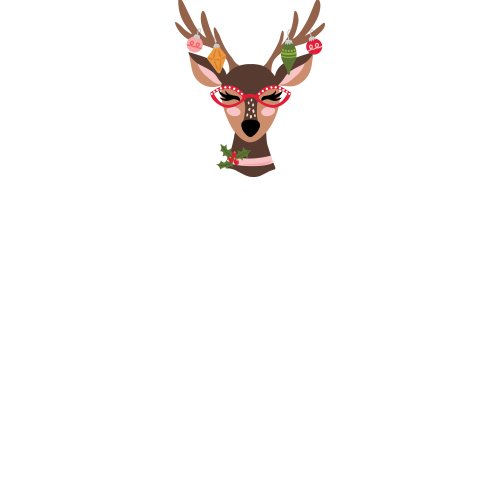 Christmas Reindeer Shirt Panel