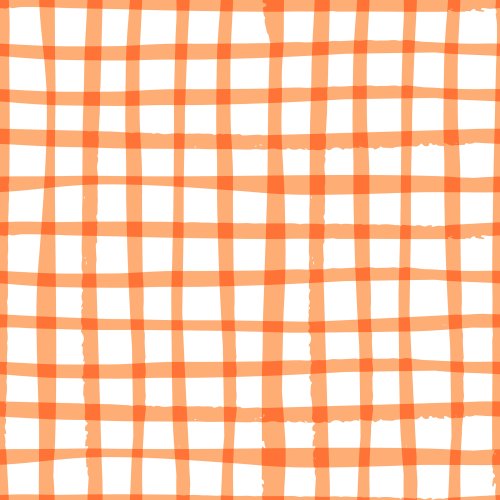 Retro Halloween Cottagecore Gingham Checkerboard grid