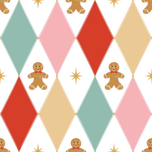 Harlequin gingerbread design
