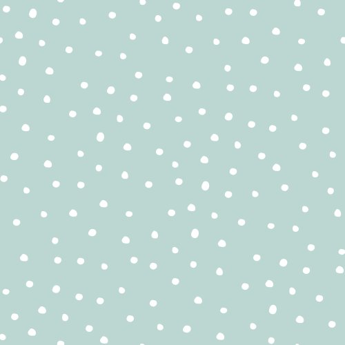 Vintage Christmas Snow polka dots