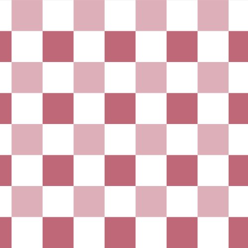 pink checkered print