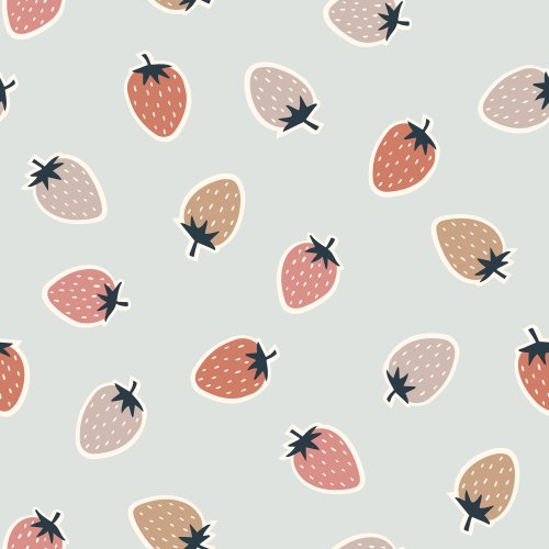 strawberry fruit design